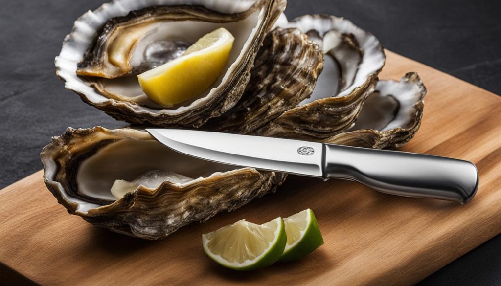 all-metal oyster knife